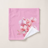 Elegant roze orchidee bad handdoek (Wasdoekje)