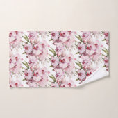 Elegant roze orchidee bad handdoek (Handdoek)