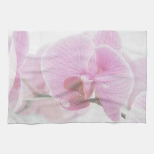 Elegant roze orchidee foto theedoek (Horizontaal)