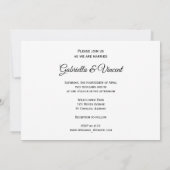 Elegant roze orchideeën Wedding Kaart (Achterkant)