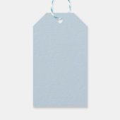 Elegant Roze Paarse Blauw Dahlia Waterverf Art Cadeaulabel (Achterkant)