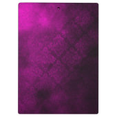 Elegant roze paarse girly geometrisch klembord (Achterkant)