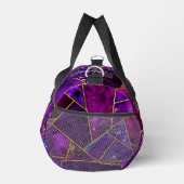 Elegant roze paarse girly geometrisch plunjezak (Rechts)