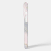 Elegant Roze Paarse Pastel Marmer  Case-Mate iPhone Case (Achterkant / Links)