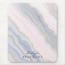 Elegant Roze Paarse Pastel Marmer 