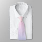 elegant roze pastel blauwe heldere verloopkleuren stropdas (Gebonden)