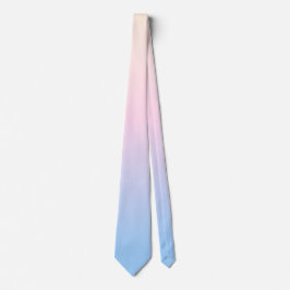 elegant roze pastel blauwe heldere verloopkleuren stropdas