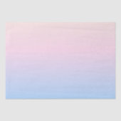 elegant roze pastel blauwe heldere verloopkleuren tissuepapier (Voorkant)