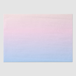 elegant roze pastel blauwe heldere verloopkleuren tissuepapier