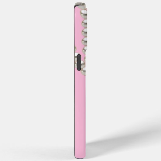 Elegant roze Pearl ketting Case-Mate iPhone Case (Achterkant / Rechts)