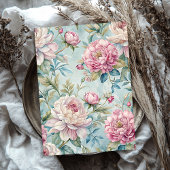 Elegant  roze pioenroos tissue papier