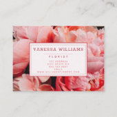Elegant roze pony's - Gepersonaliseerd Visitekaartje (Voorkant)