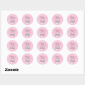 Elegant Roze Quinceanera Stickers (Vel)