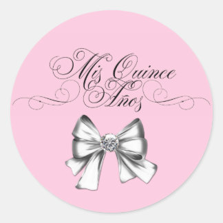 Elegant Roze Quinceanera Stickers