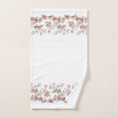 Elegant  Roze Rand Bad Handdoek (Handdoek)