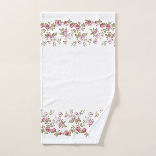 Elegant  Roze Rand Bad Handdoek (Handdoek)