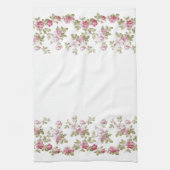 Elegant Roze Rand Theedoek (Verticaal)