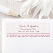 Elegant Roze Retouradres Labels Arts & Crafts (Insitu)