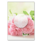 Elegant roze Roos bruiloft Kaart (Achterkant)