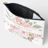 Elegant roze roos en pioen bloemboeket etui (Open)