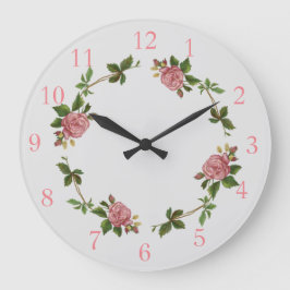 Elegant roze  Roos Grote Klok