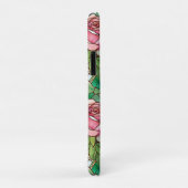 Elegant Roze Roos Nep Gebrandschilderd Glas Patroo Case-Mate iPhone Case (Achterkant/rechts)