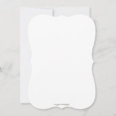 Elegant Roze Roos Vrijgezellenfeest Uitnodigen Kaart (Achterkant)