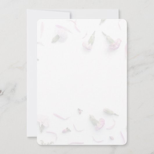 Elegant Roze Rose Bloemen Waterverf Schilderij (Achterkant)