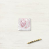 Elegant roze Rose Bloom Floral Post-it® Notes (Op bureau)