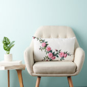 Elegant roze Rose Branch Design Kussen (Stoel)