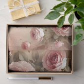 Elegant roze Rose Decoupage Tissue Papier (Geschenk)