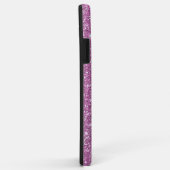 Elegant roze Rose Faux Glamoureus Glitter Case-Mate iPhone Case (Achterkant/rechts)