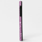 Elegant roze Rose Faux Glamoureus Glitter Case-Mate iPhone Case (Achterkant/links)