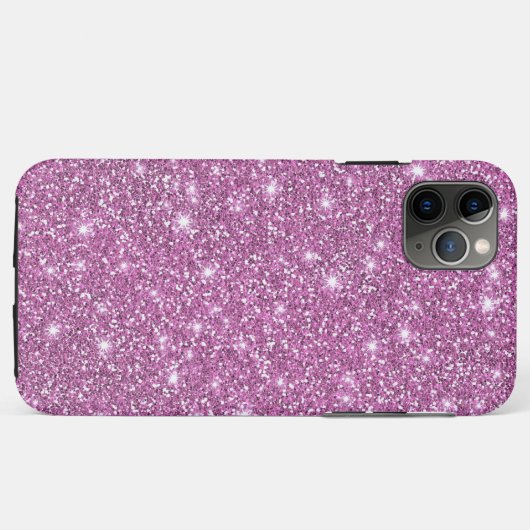 Elegant roze Rose Faux Glamoureus Glitter Case-Mate iPhone Case (Achterkant (horizontaal))