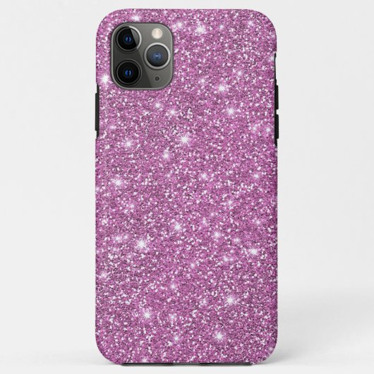 Elegant roze Rose Faux Glamoureus Glitter Case-Mate iPhone Case (Achterkant)