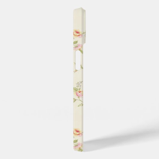 Elegant roze Rose Floral Apple Samsung Phone Case (Achterkant / Rechts)