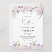 Elegant roze Rose Floral Kaart (Voorkant)