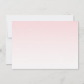 Elegant roze Rose Gold Glitter Quinceañera Kaart (Achterkant)