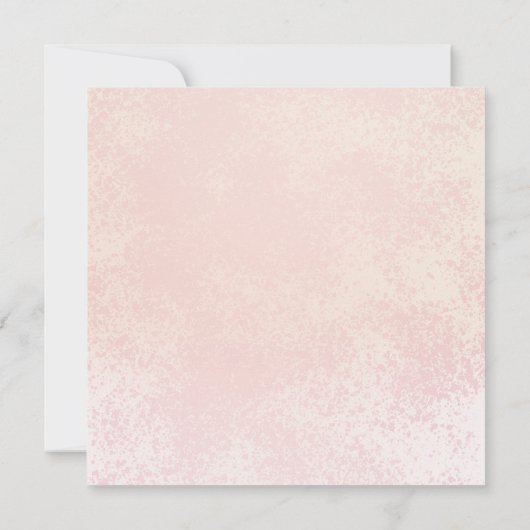 Elegant roze Rose | Goud Lijst 60e verjaardag Kaart (Achterkant)