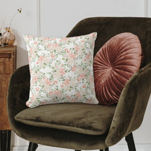 Elegant Roze Rose Romantisch Bloemen Sierkussen