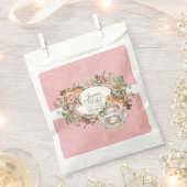  Elegant Roze Rose Tea Party Vrijgezellenfeest Bedankzakje (Geknipt)