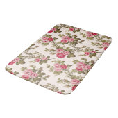Elegant  Roze Roses-Buff Achtergrond Badmat (Gekanteld)