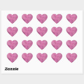 Elegant roze Roses Floral Happy Valentijnsdag Hart Sticker (Vel)