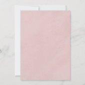 Elegant roze Roses Gold Foil Bachelorette Party Kaart (Achterkant)