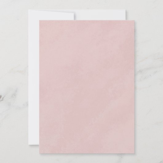 Elegant roze Roses Gold Foil Bachelorette Party Kaart (Achterkant)