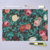 Elegant  Roze Roses Tissuepapier (Craft)