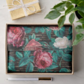 Elegant  Roze Roses Tissuepapier (Geschenk)