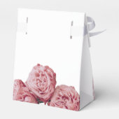 Elegant roze Roses Wedding Bedankdoosjes (Achterkant)