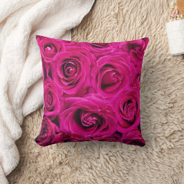Elegant Roze Roze Boeket Sierkussen