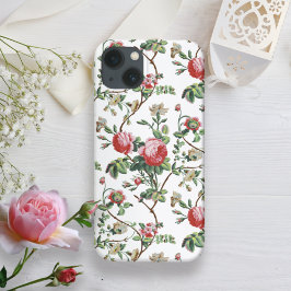 Elegant  Roze Roze Floral Case-Mate iPhone Case